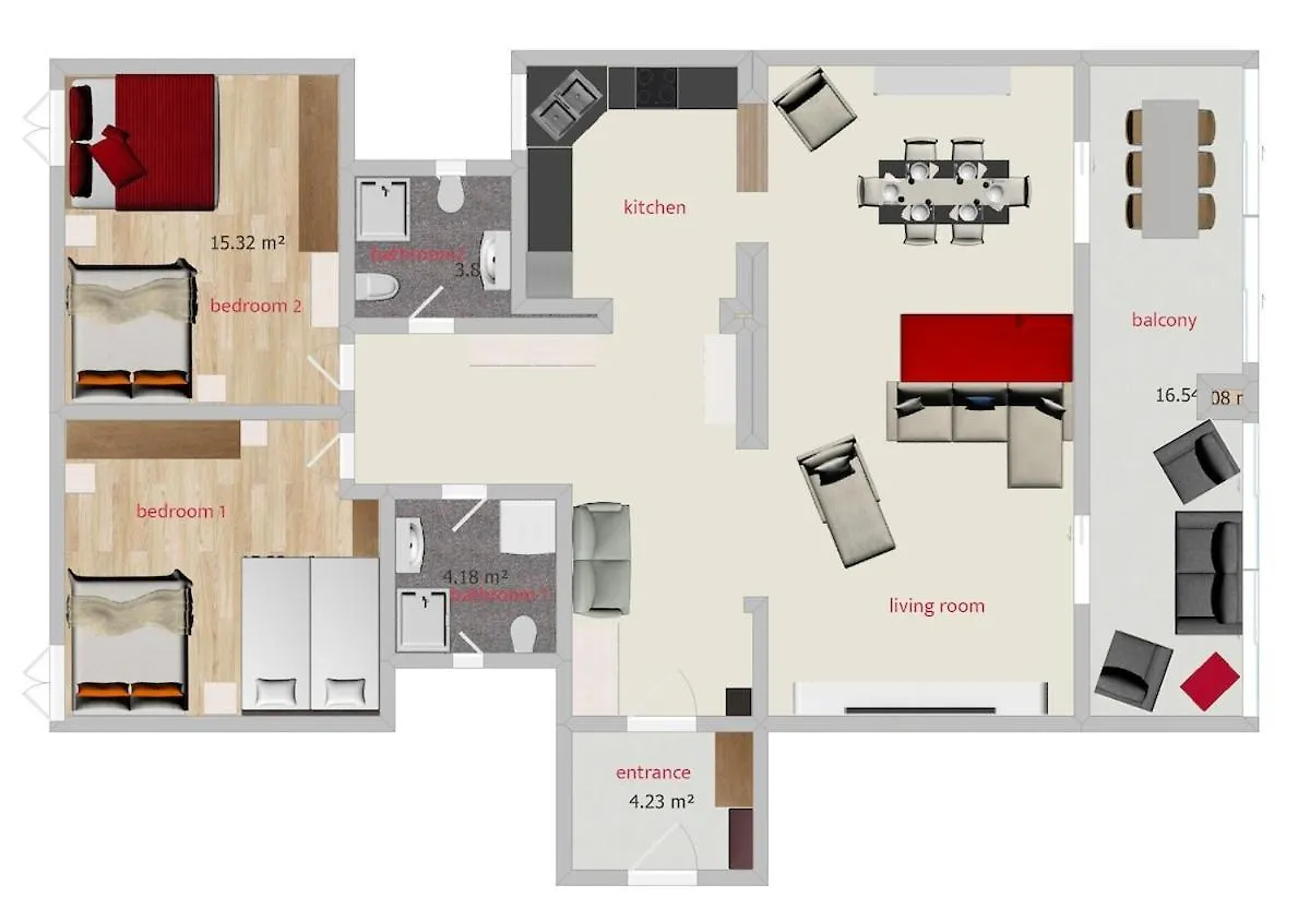 Saint Julian'sFlat In St Julians Sea Viewアパートメント アパート Saint Julian's